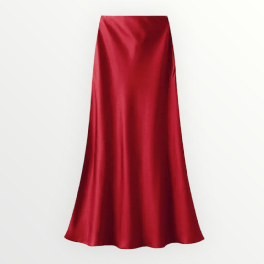 Satin Midi Skirt Red Slip Skirt Topshop Midi Satin Slip Skirt In