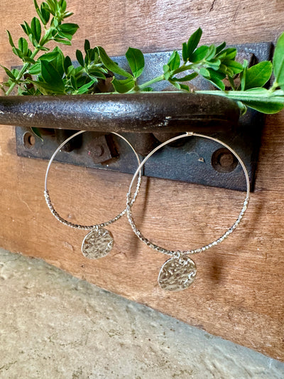 Dione Gold Large Hoop Earrings