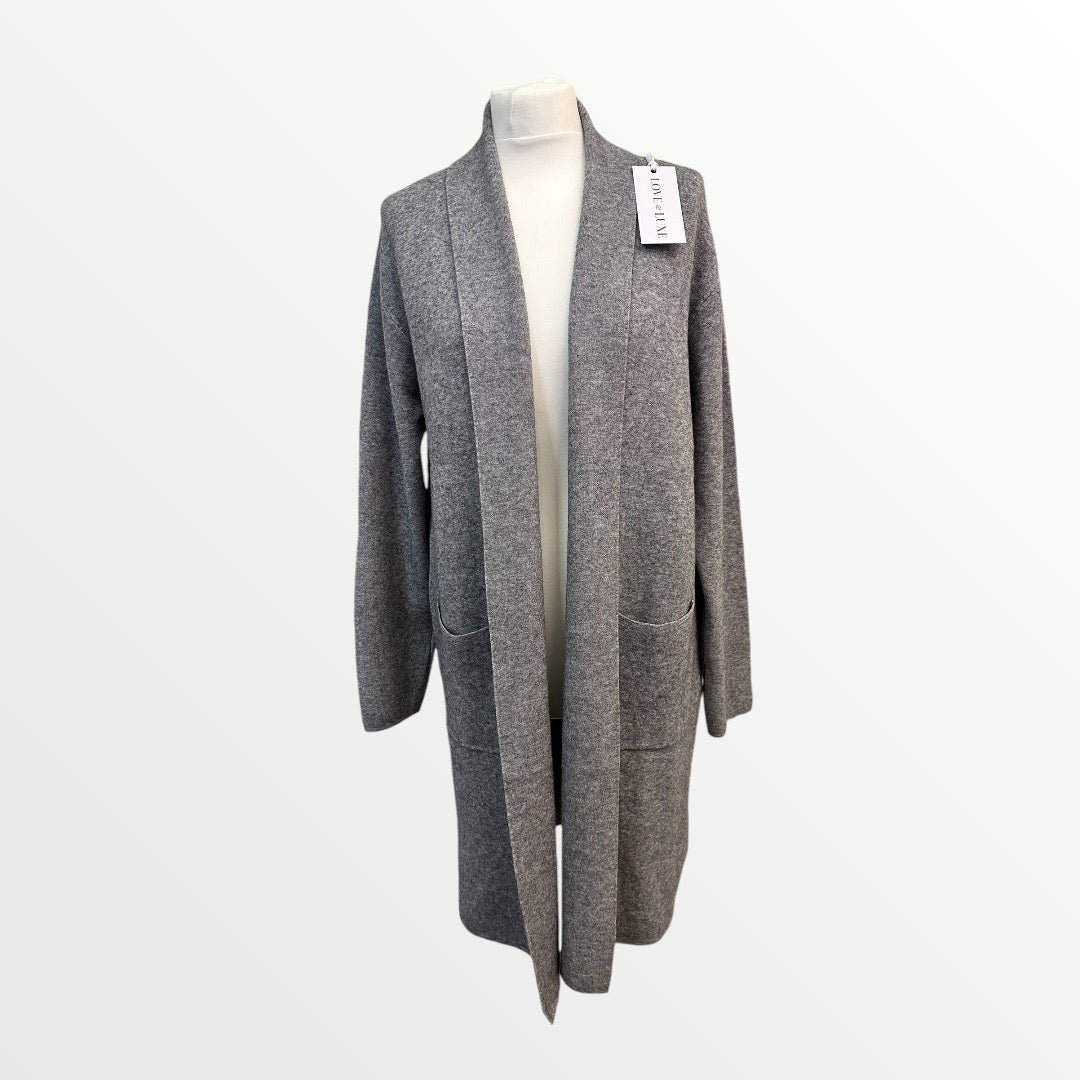 Long line Pocket Cardigan