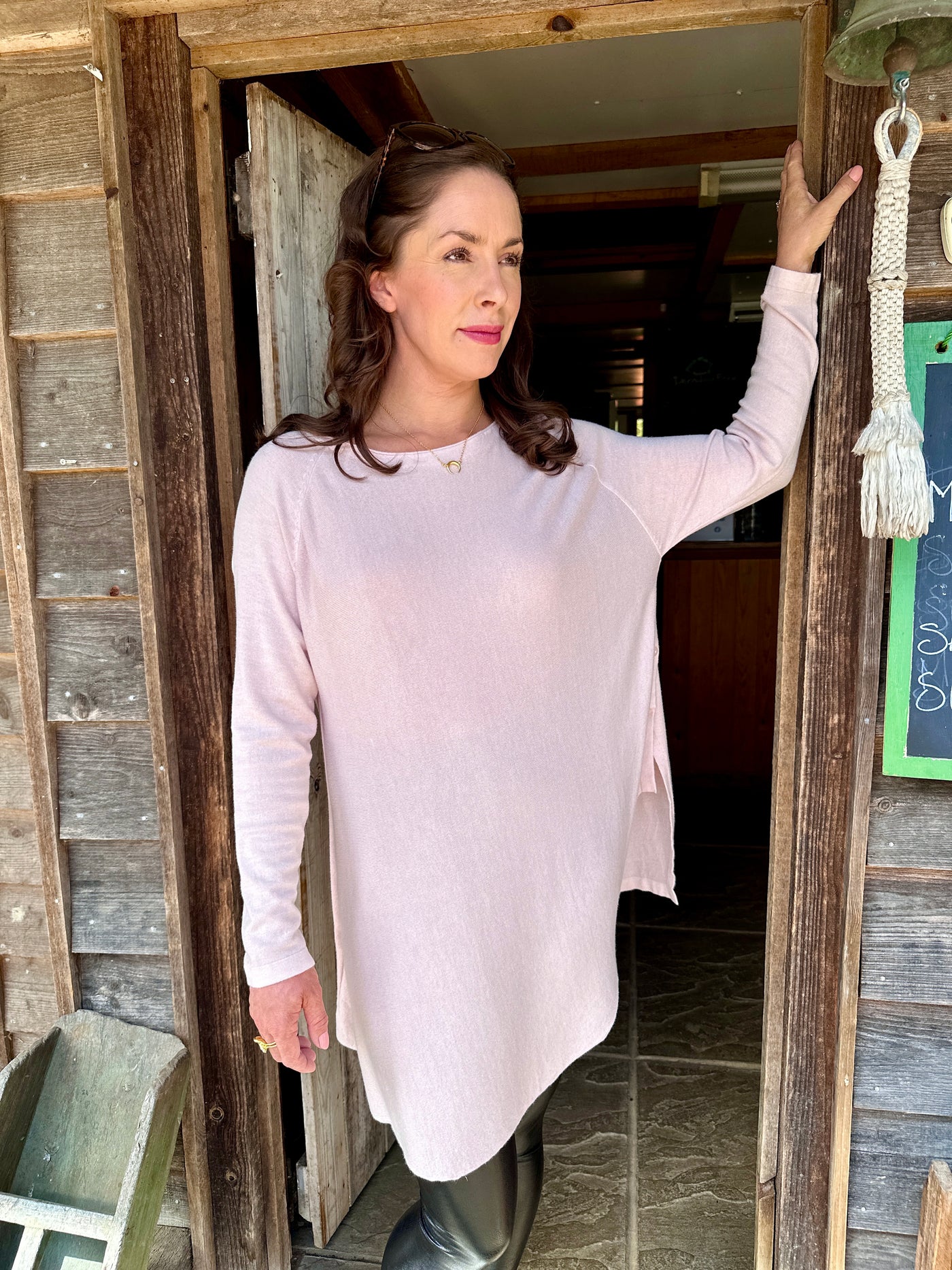 Katie Jumper in Blush Pink