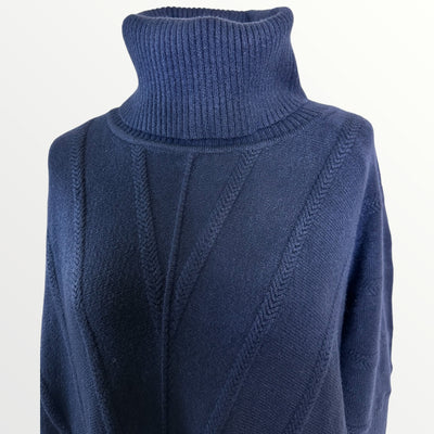 Chevron Roll Neck Pocket Jumper (several colours)