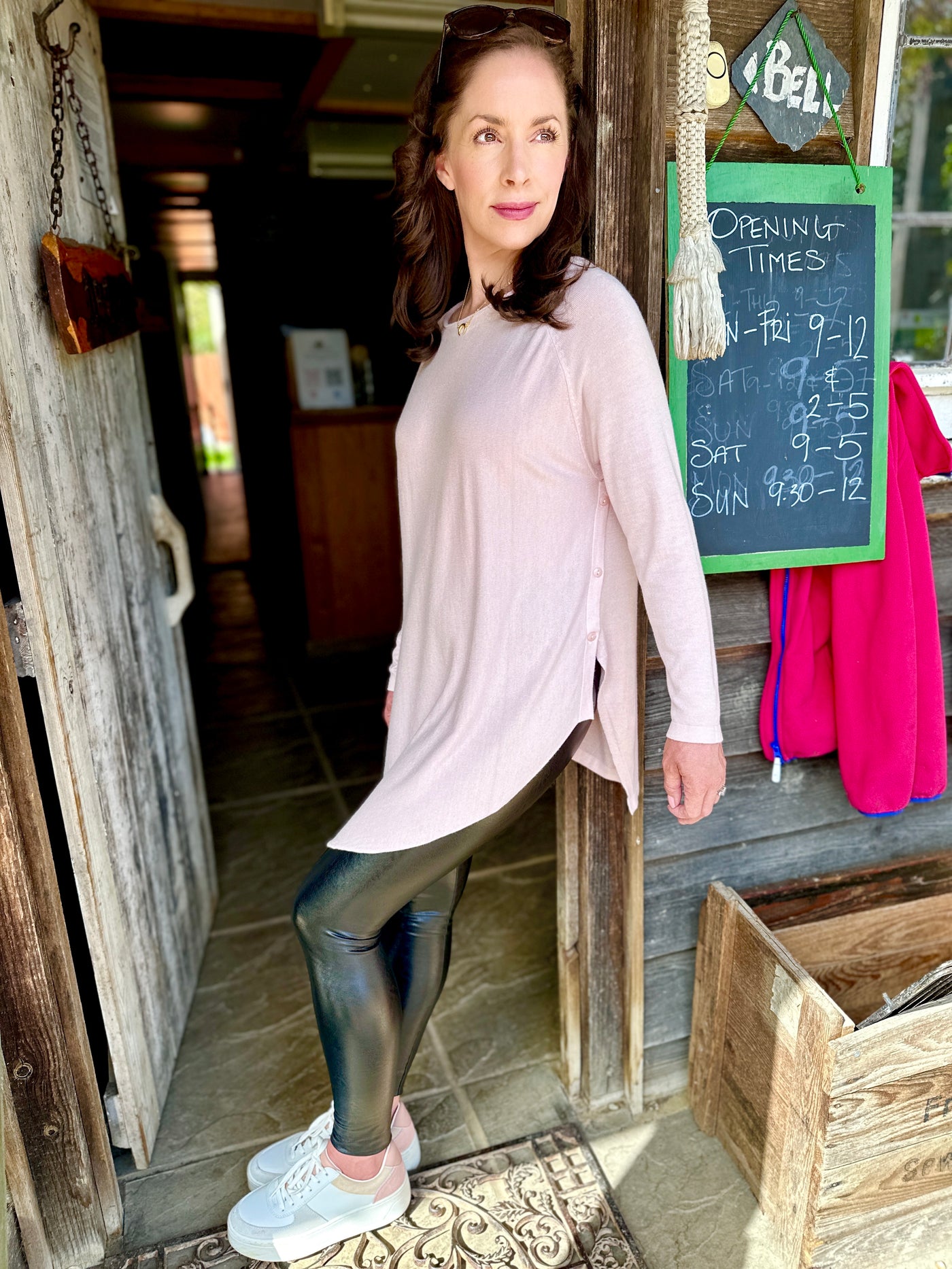 Katie Jumper in Blush Pink