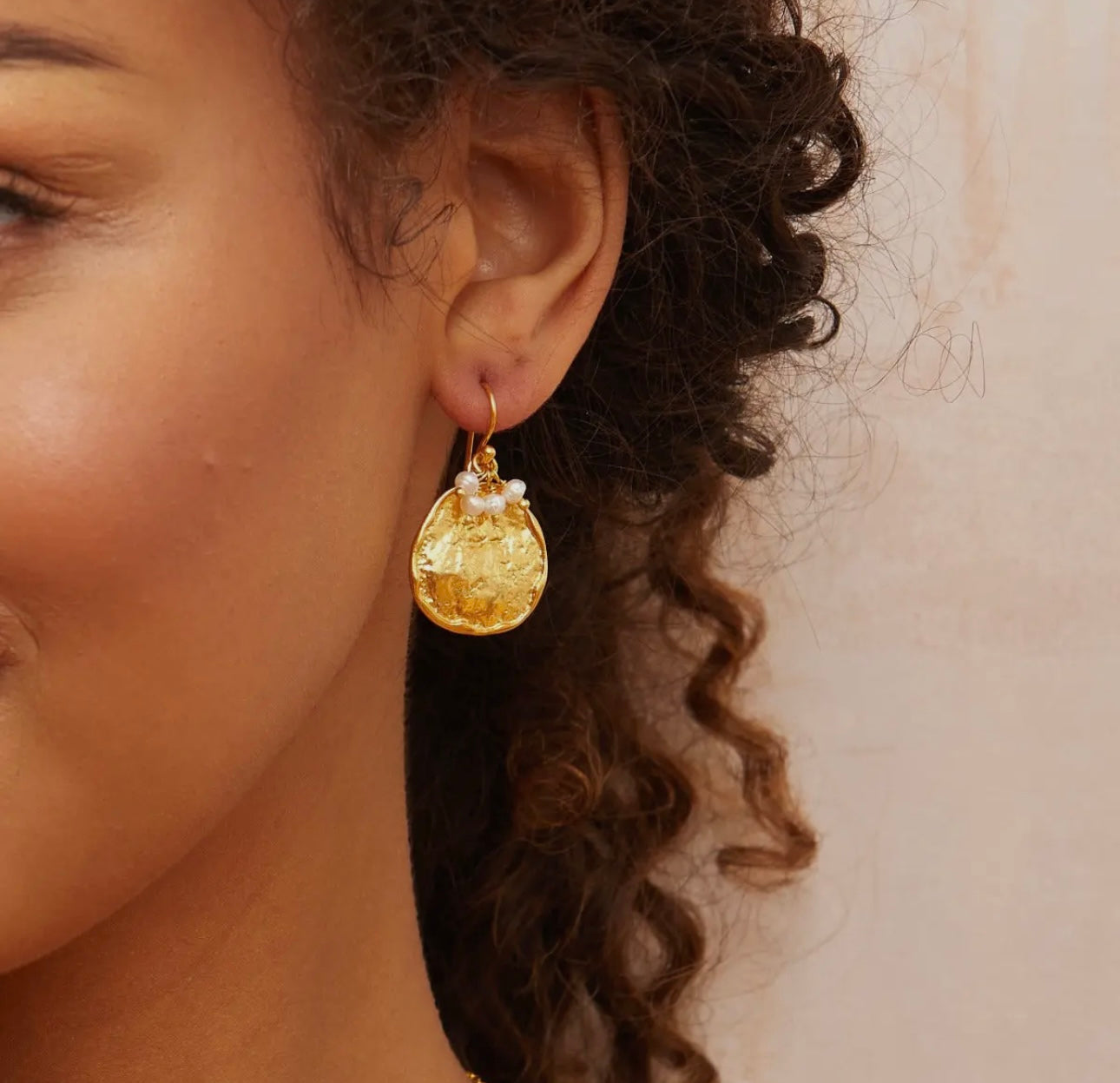 Solange Freshwater Pearl Earrings