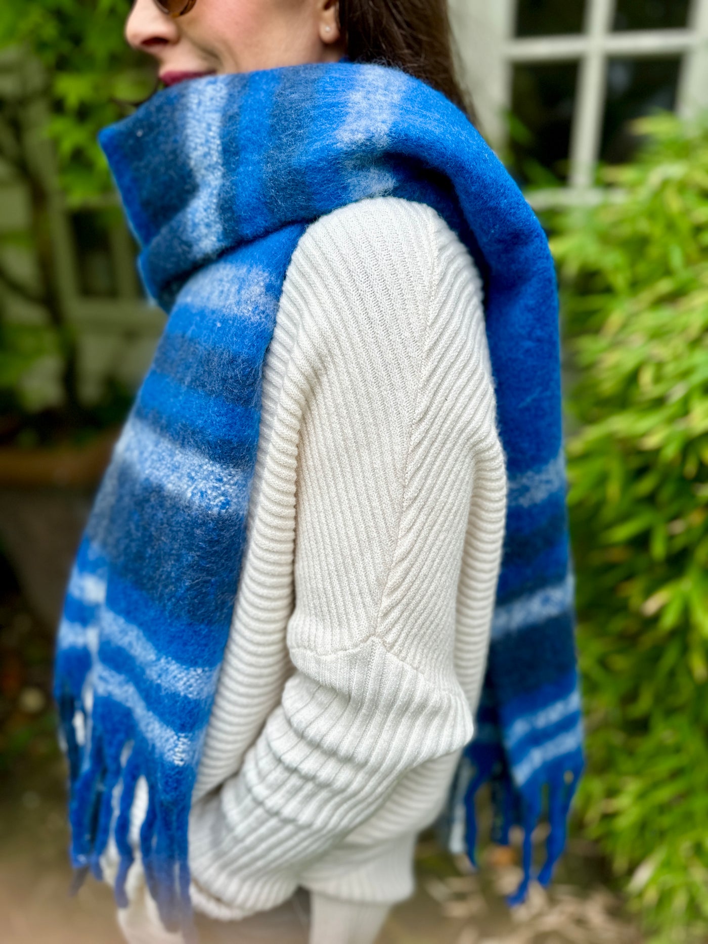 Amy Scarf in Blue
