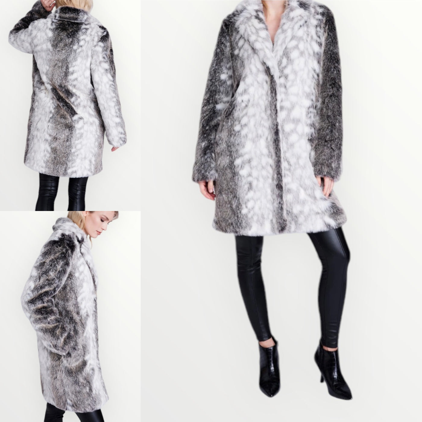 Fox Faux Fur Coat