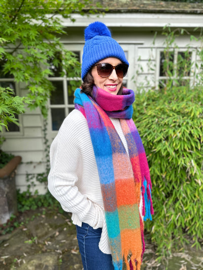 Libby Scarf in Multi Colour Brights