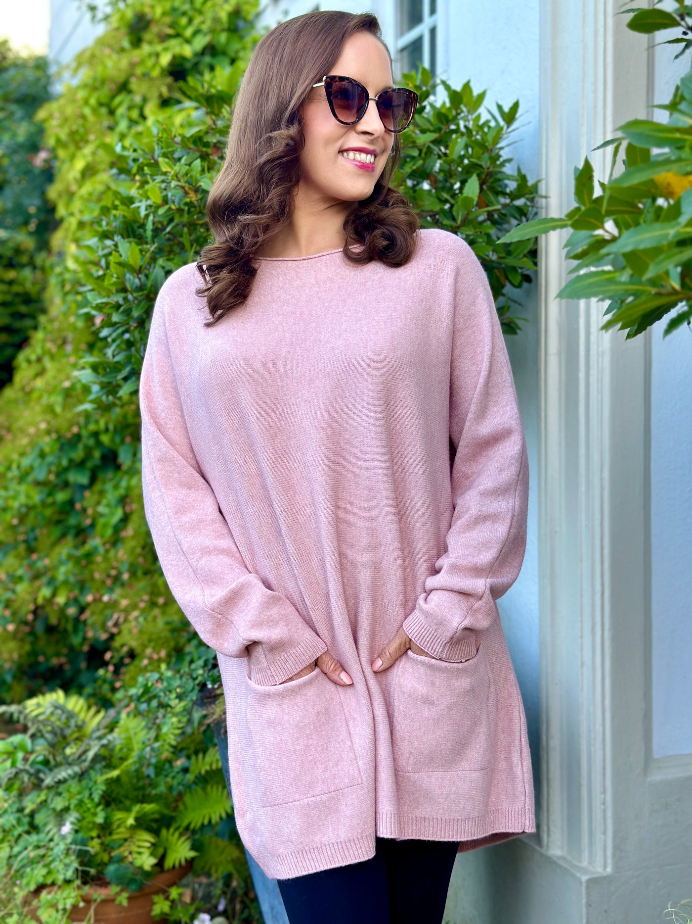 Ellie Jumper in Pale Pink