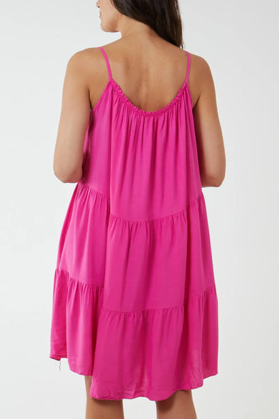 Georgie Sundress in Cerise Pink