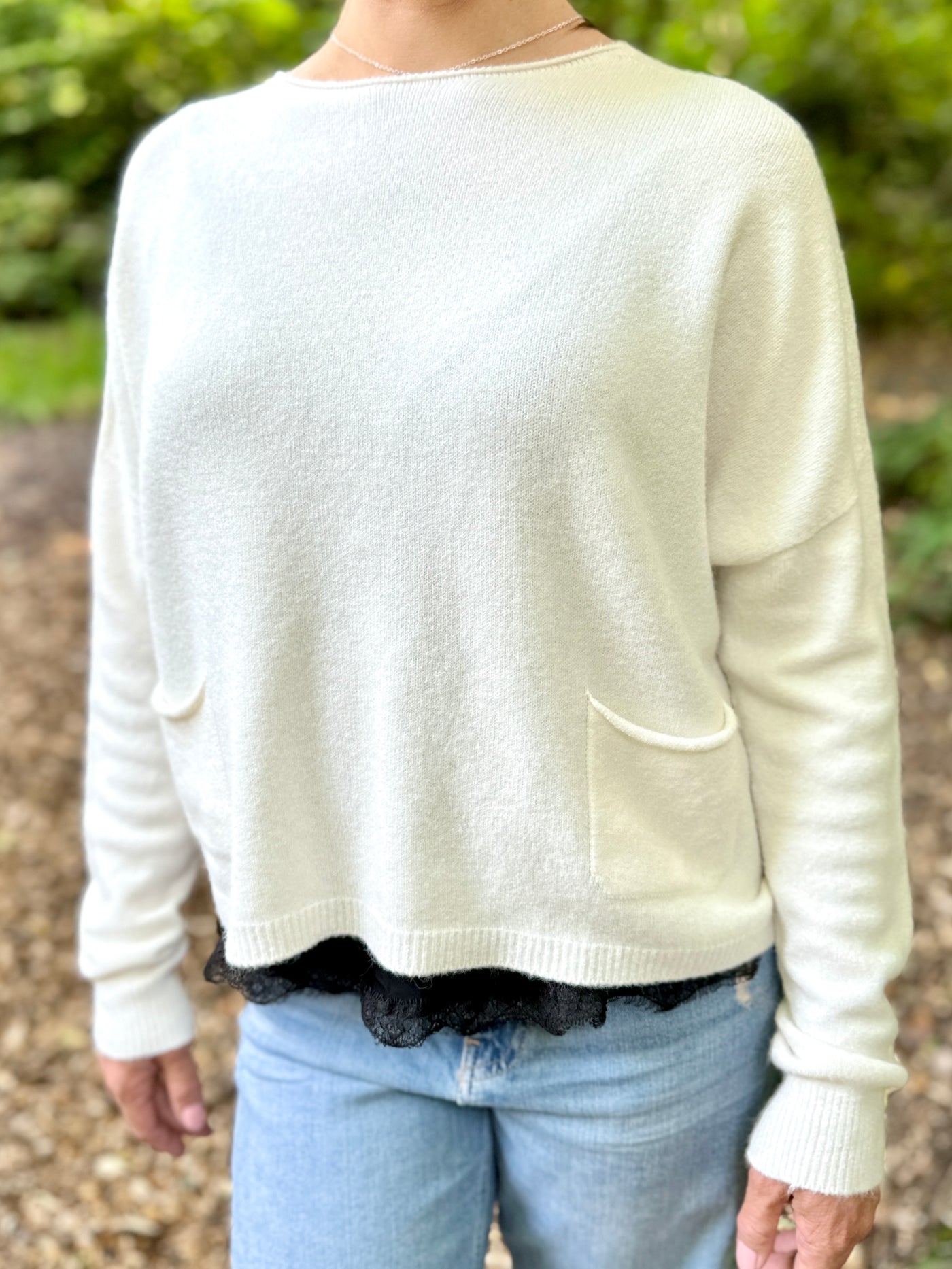 Maddie Jumper in Soft White
