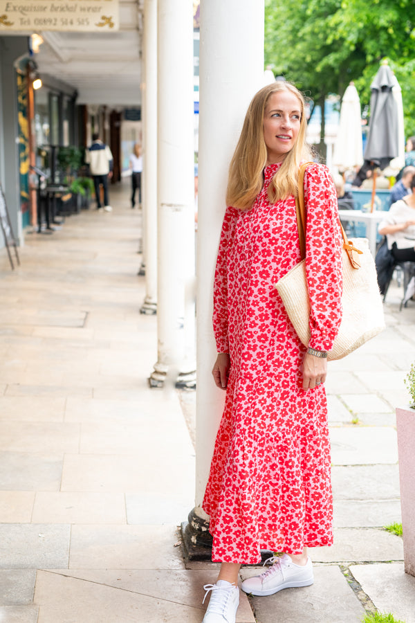 Tilly Dress Pink/Red