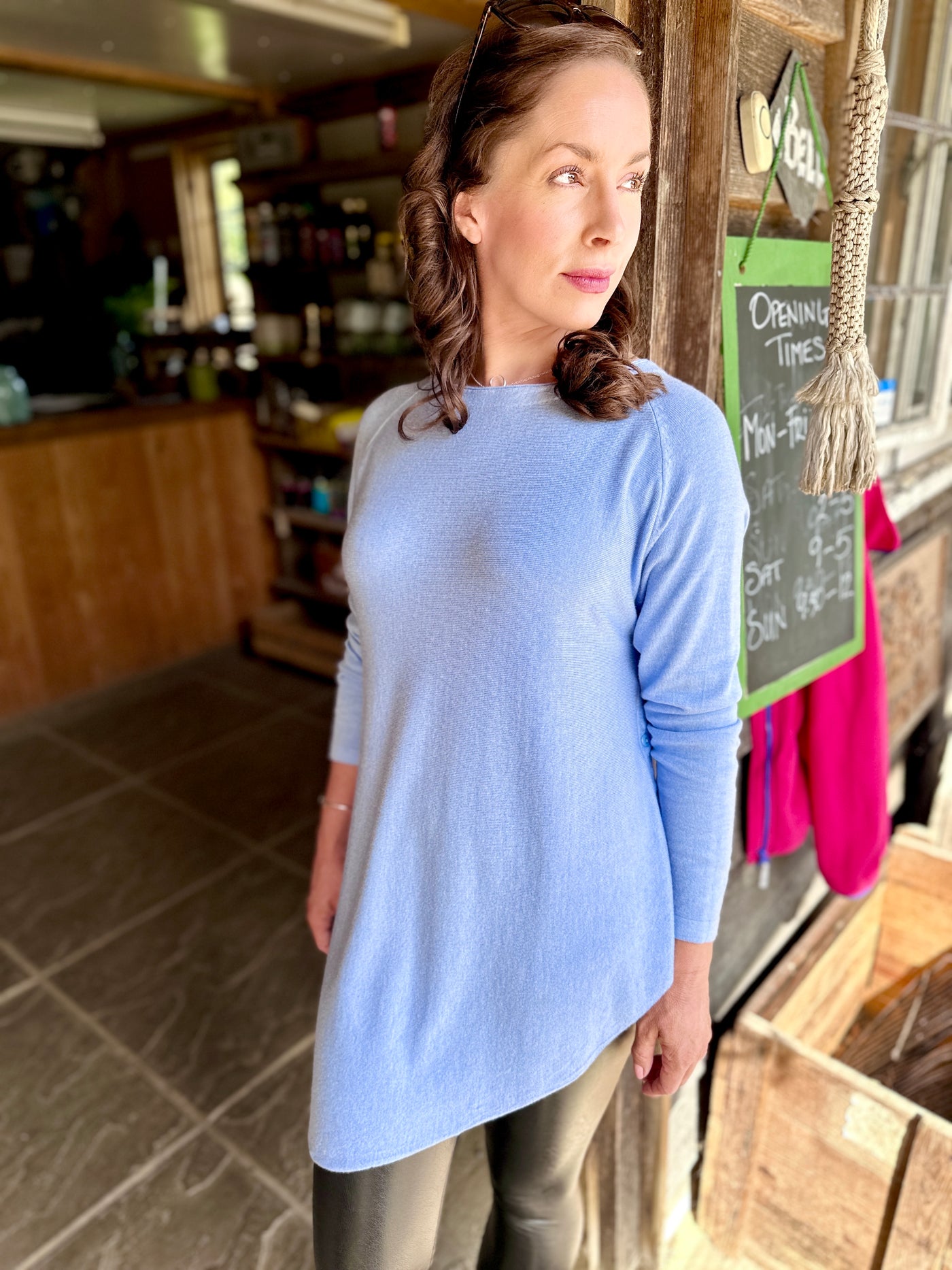 Katie Jumper in Cornflower Blue