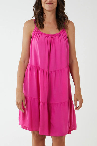 Georgie Sundress in Cerise Pink