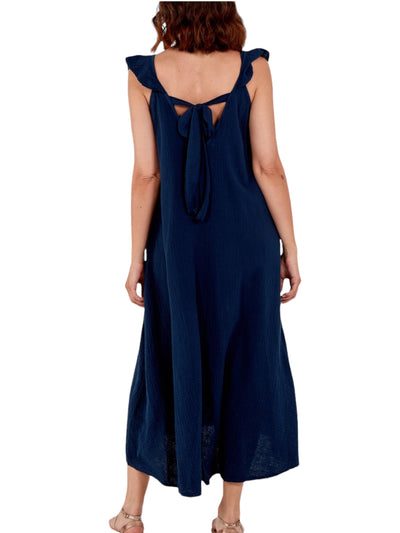 Freya Dress in Navy