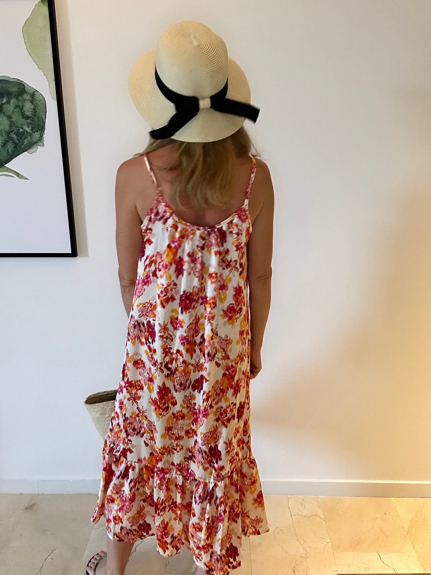 Lisa Silky Floral Sundress