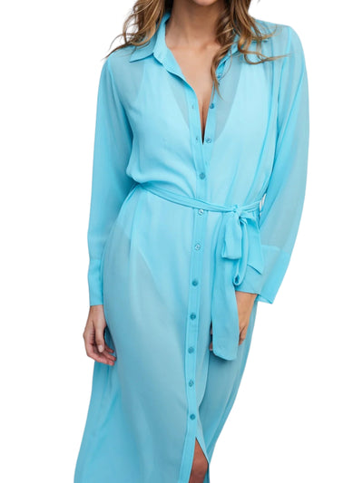 Netty Beach Shirt Dress