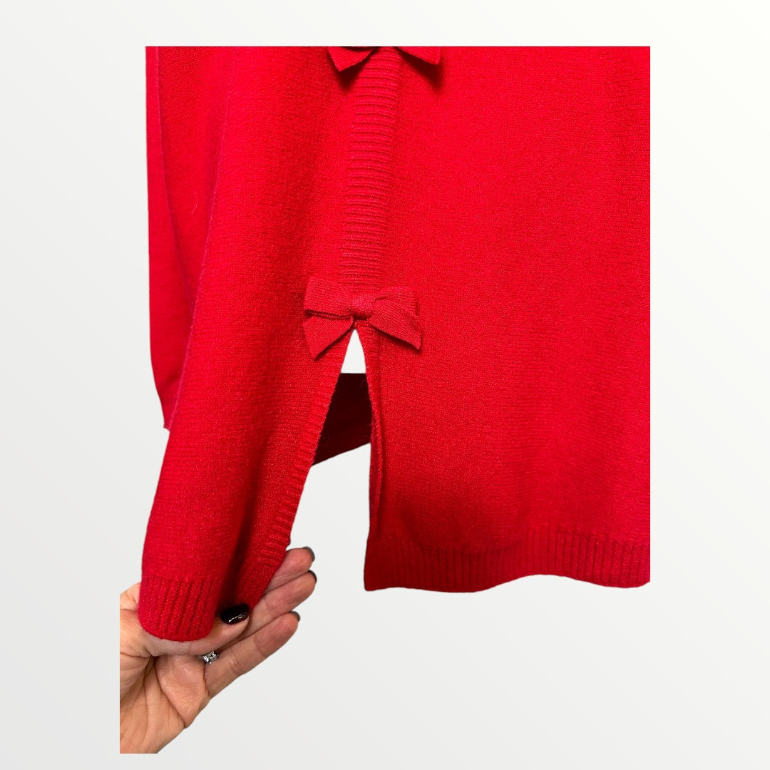 Bow Jumper in Red