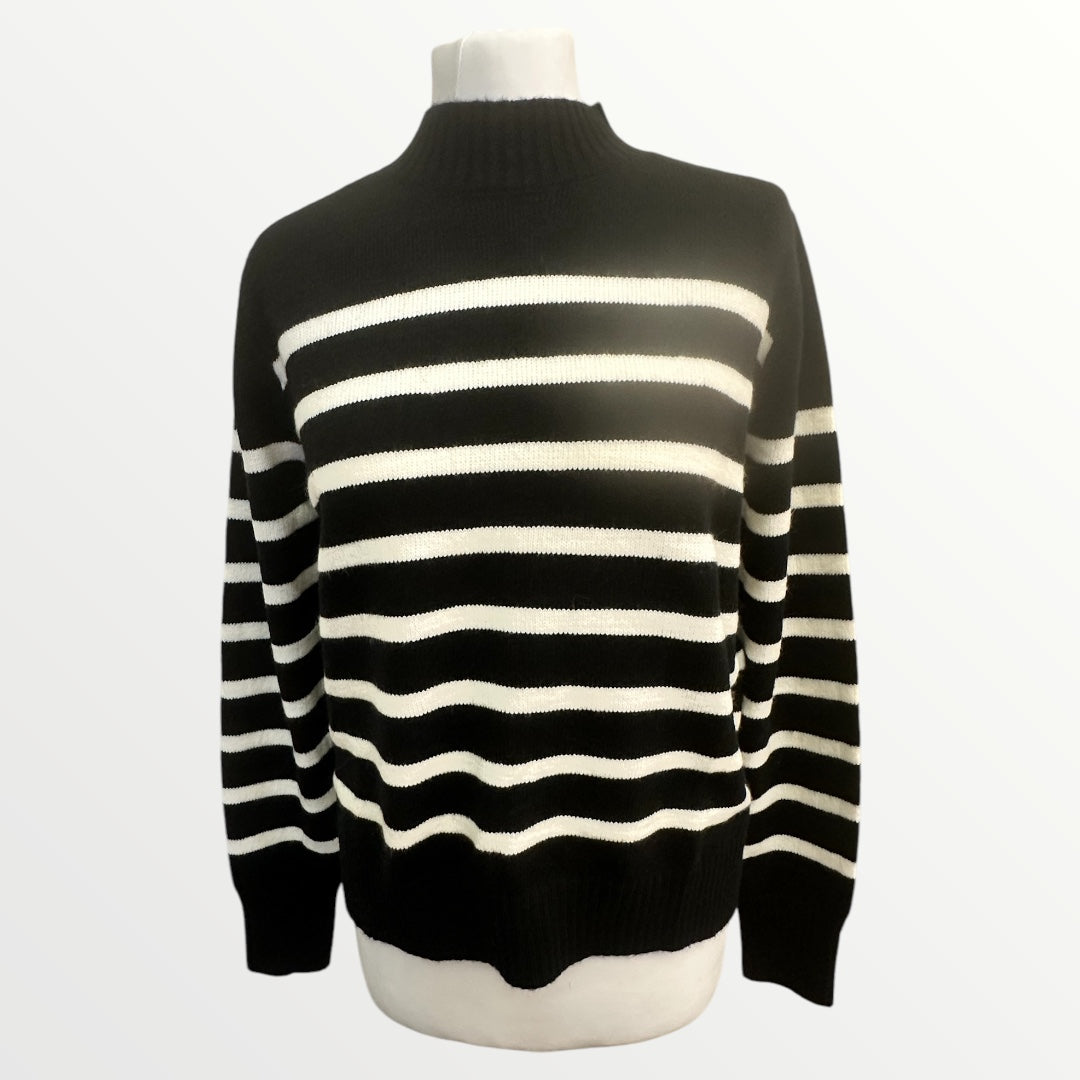 Black Cream Stripe Jumper