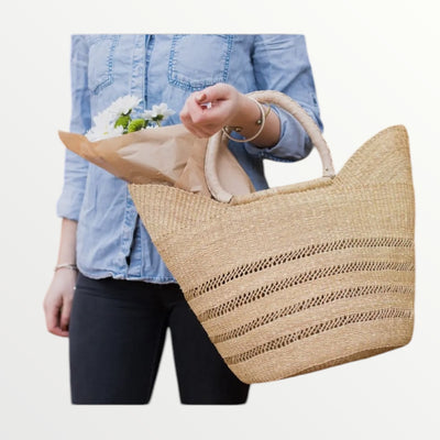 Large Basket Bag