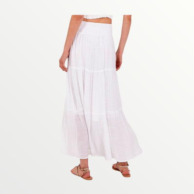 White Long Skirt