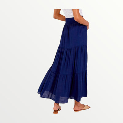 Navy Long Skirt