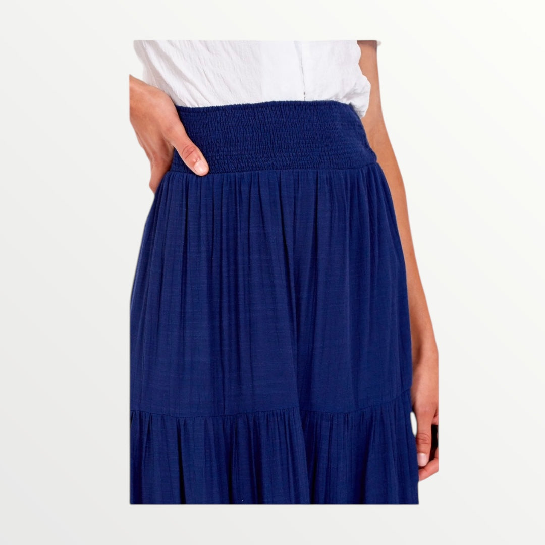 Navy Long Skirt