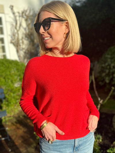 Maddie Jumper in Red