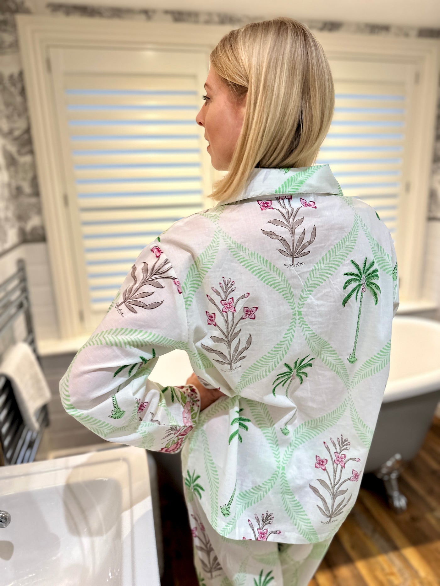 Tropical Palm Pyjama Set