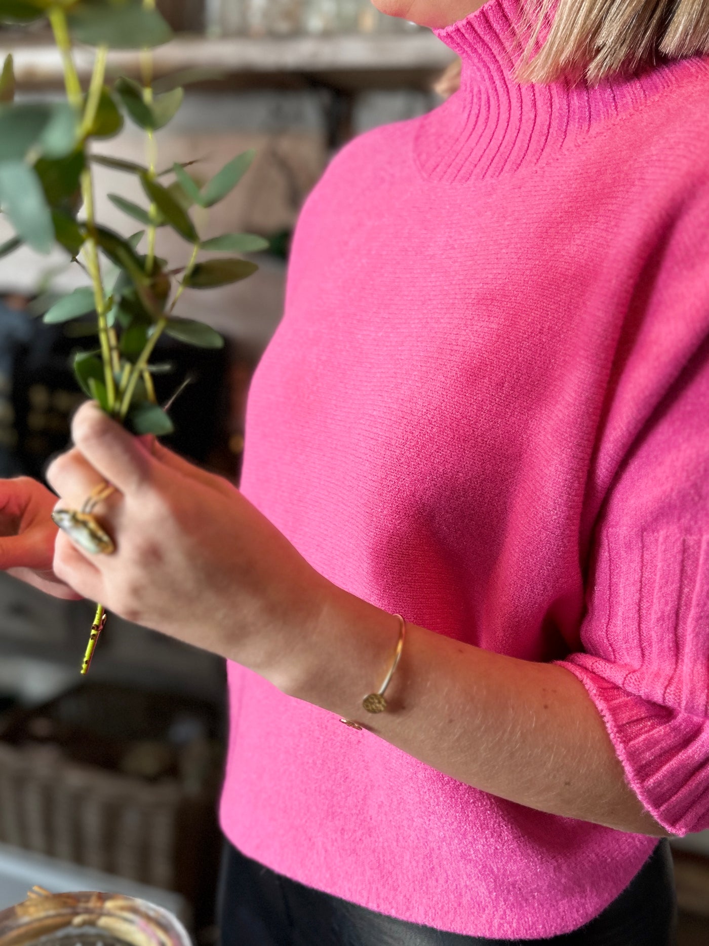 Jemima Jumper in Cerise