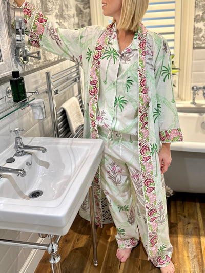 Tropical Palm Pyjama Set